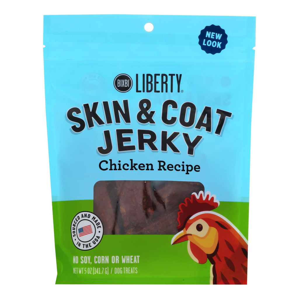 Bixbi - Jerky Skin & Coat Chicken (Pack of 6-5 Oz) - Cozy Farm 