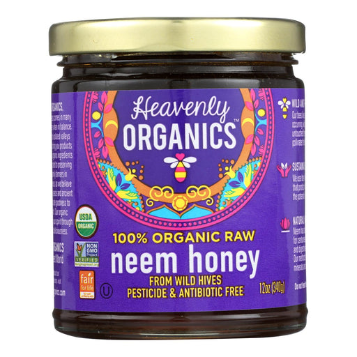 Heavenly Organics Organic Honey (Pack of 6) - Wild Forest - 12 Oz. - Cozy Farm 