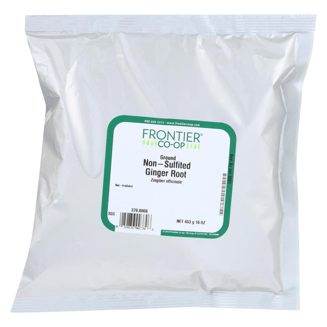 Frontier Herb Ginger Root Powder - 1 lb Ground Bulk - Cozy Farm 