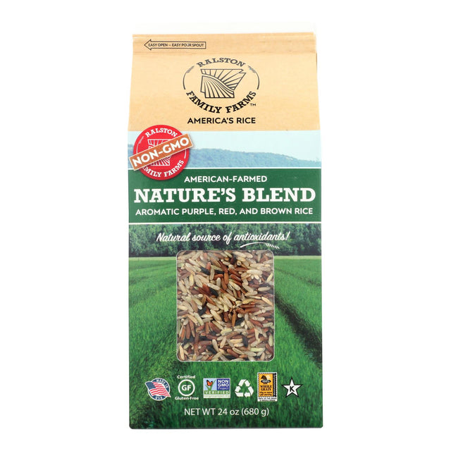 Ralston Family Farms Rice Nature's Blend (Pack of 6 - 24 oz Bags) - Cozy Farm 