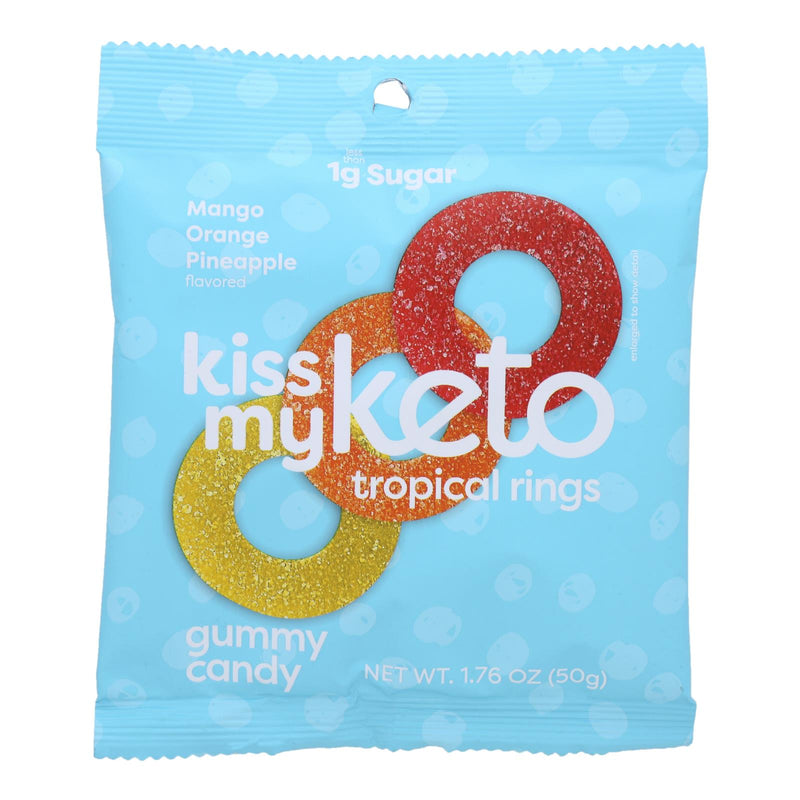 Kiss My Keto - Keto Gummy Tropical Rings (Pack of 6) 1.76 Oz - Cozy Farm 