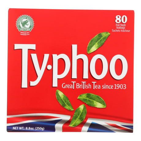 Typhoo English Breakfast Tea Bags, 80 Count (Pack of 6) - Cozy Farm 