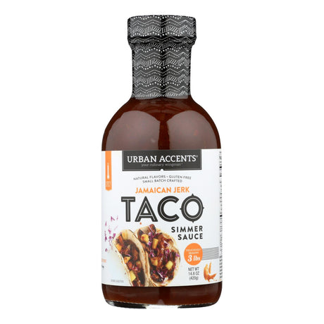 Urban Accents Jamaican Jerk Taco Sauce, 14.8 oz (Pack of 6) - Cozy Farm 
