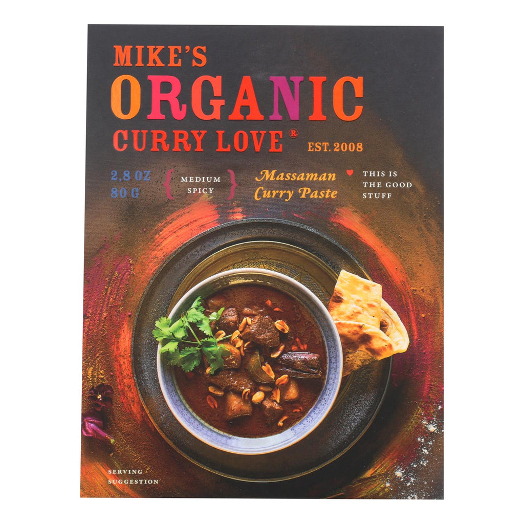 Mike's Organic Curry Love (Pack of 6) - 2.8 Oz Organic Massaman Curry Paste - Cozy Farm 