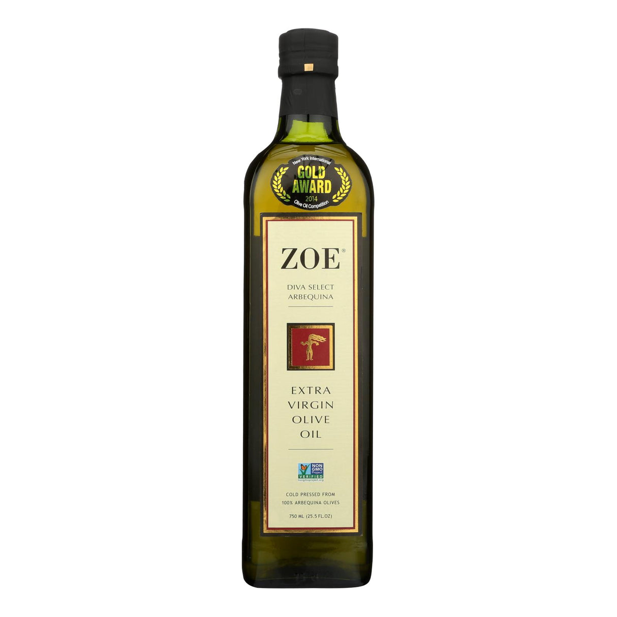 Zoe Arbequina Olive Oil - 6-Pack of 25.5 Fl Oz Bottles - Cozy Farm 