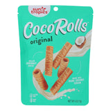 Sun Tropics Coco Rolls (Pack of 12) | 4 Oz Original Rolled Coconut Wafers - Cozy Farm 