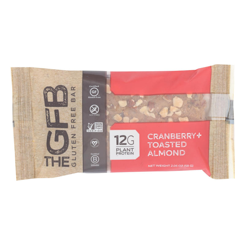 The Gluten Freeb Bar - Cranberry Toasted Almond - Gluten Free - Case Of 12 - 2.05 Oz - Cozy Farm 