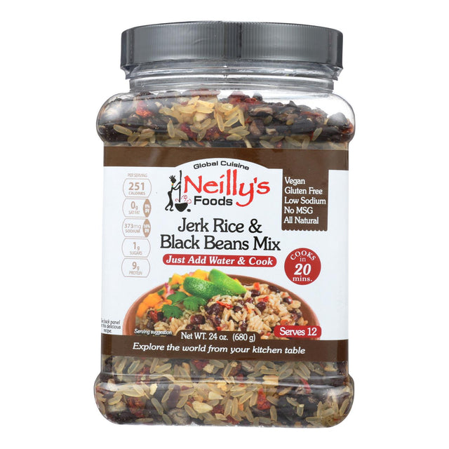 Neilly's Mix - Jk Rice & Black Bean (Pack of 6) - 24 Oz - Cozy Farm 