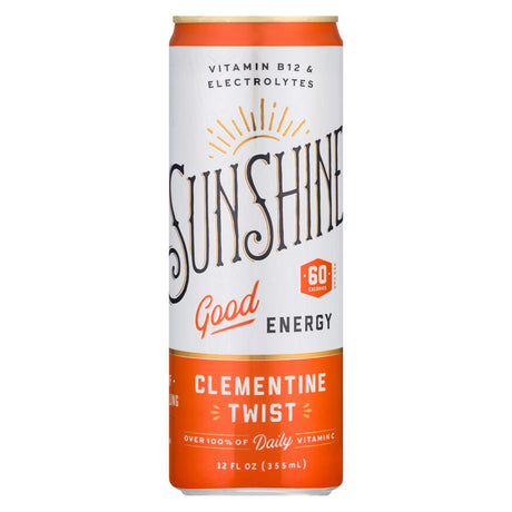 Sunshine Beverages Soda Clementine Twist (12 Pack, 12 Fl Oz Each) - Cozy Farm 