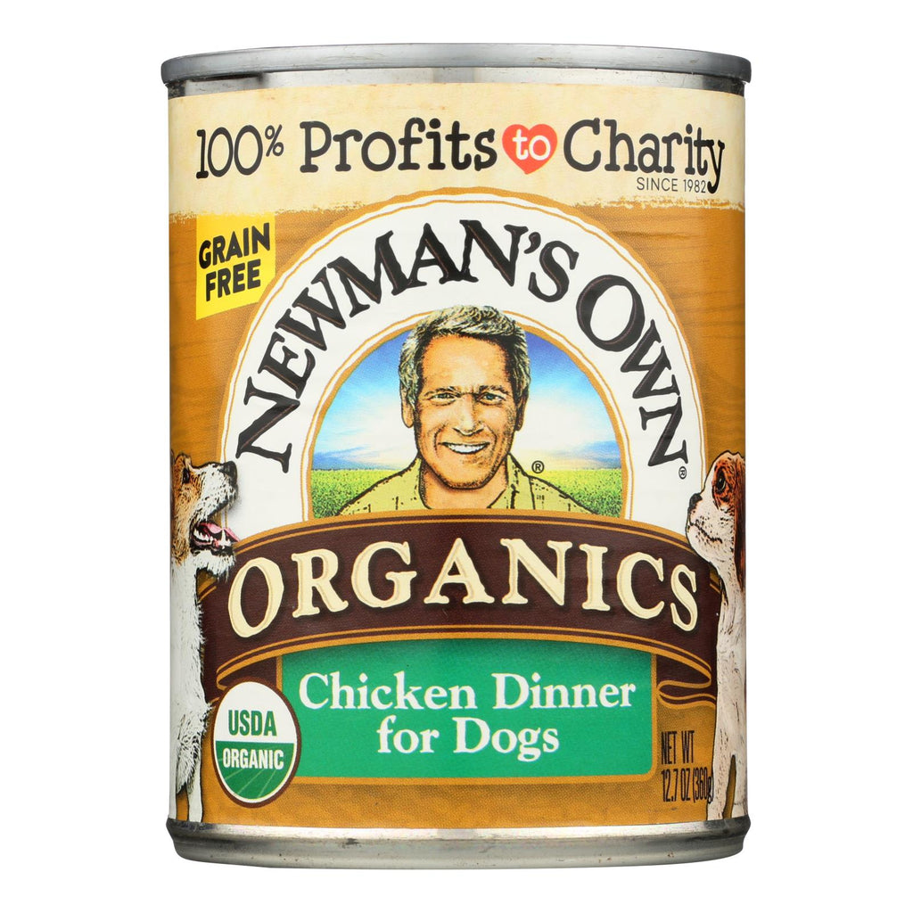 Newman's Own Organics Chicken Grain-Free Dinner (Pack of 12) - Organic - 12.7 Oz - Cozy Farm 