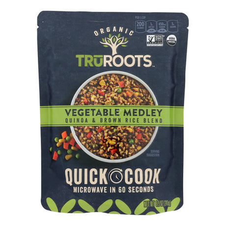 Truroots Organic Vegetable Medley Quinoa & Brown Rice Blend (Pack of 8) - 8.5 Oz - Cozy Farm 