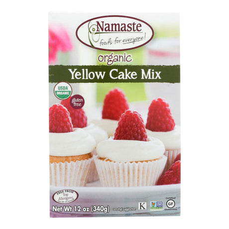 Namaste Foods Organic Yellow Cake Mix (Pack of 6 - 12 Oz.) - Cozy Farm 