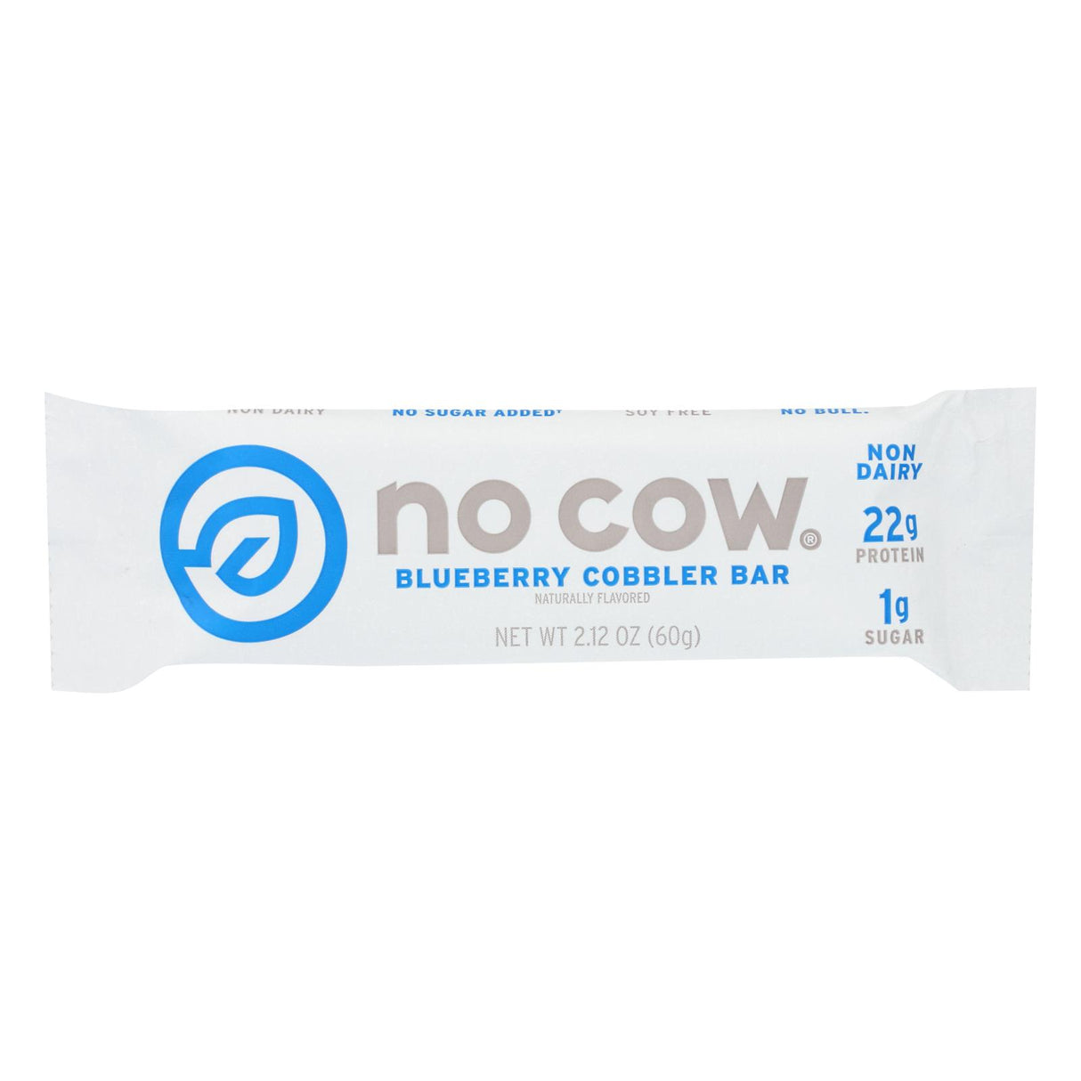 No Cow Plant Based Blueberry Cobbler Protein Bar, 2.12 Oz Bar (Pack of 12) - Cozy Farm 