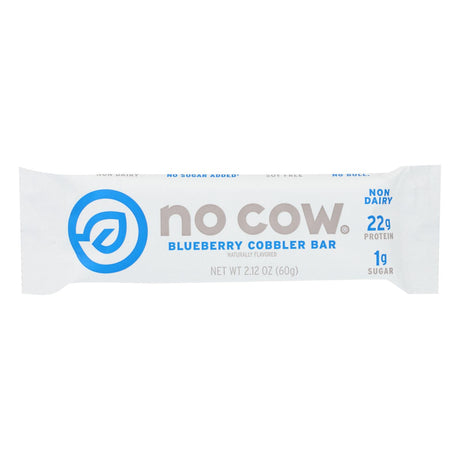 No Cow Plant Based Blueberry Cobbler Protein Bar, 2.12 Oz Bar (Pack of 12) - Cozy Farm 
