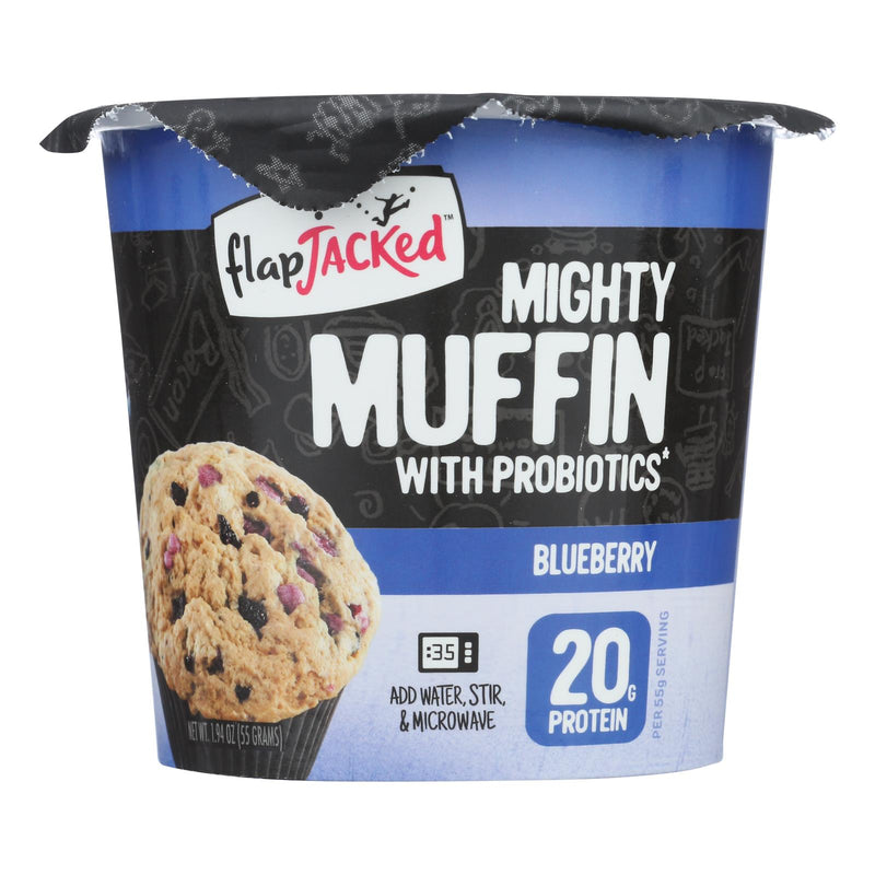 Flapjacked - Mighty Muffin Blueberry (Pack of 12) 1.94oz - Cozy Farm 