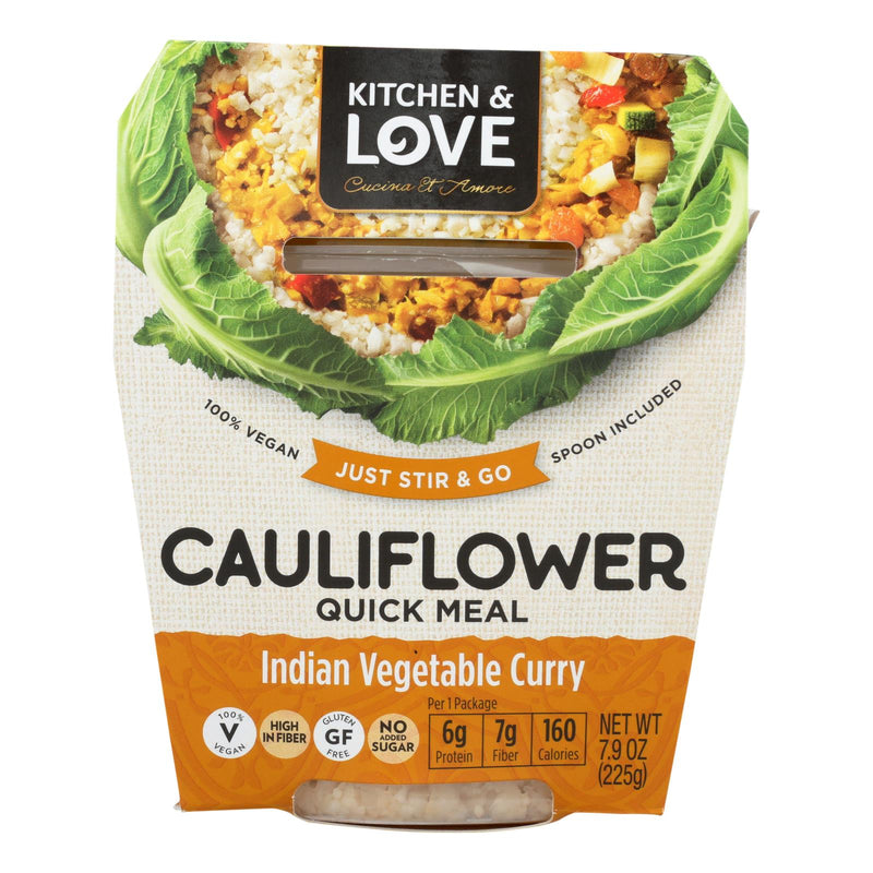 Cucina And Amore Cauliflower Indian Vegtbl Curry Quick Meal (Pack of 6) 7.9 Oz - Cozy Farm 