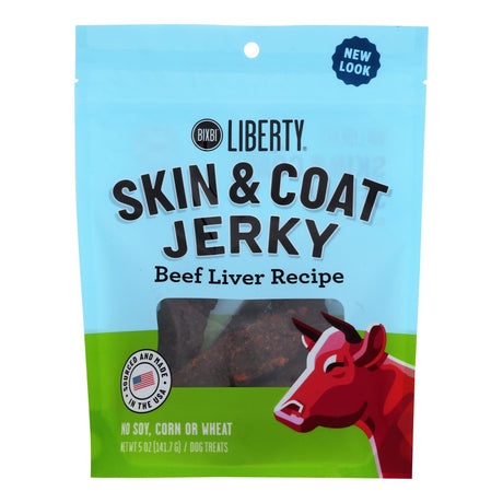 Bixbi Skin & Coat Beef Liver Flavor Jerky Sticks (Pack of 6-5 Oz) - Cozy Farm 