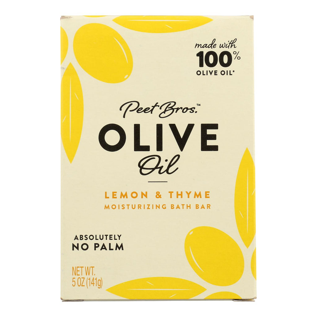 Peet Bros - Bar Soap Lemon & Thyme Olive (5 Oz) - Cozy Farm 