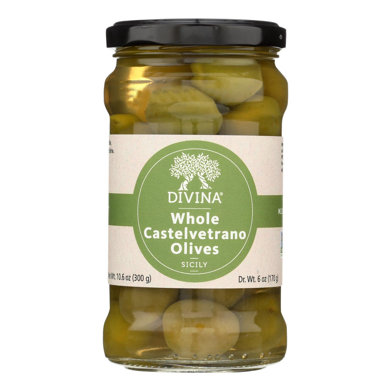 Divina (Pack of 6) Castelvetrano Olives 10.2 Oz - Cozy Farm 
