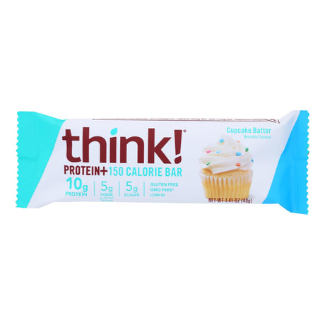 ThinkThin High Protein, Fiber, & Omega 3 Bar - 1.41 Oz (Pack of 10) - Cozy Farm 