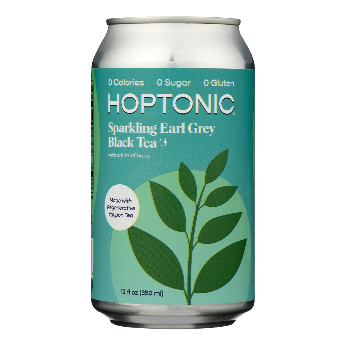 Hoptonic Sparkling Earl Grey Black Tea (Pack of 6 - 12 fl oz) - Cozy Farm 