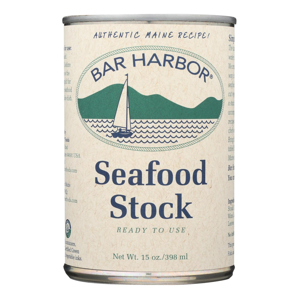Bar Harbor All Natural Seafood Stock (Pack of 6) 15 Oz. - Cozy Farm 