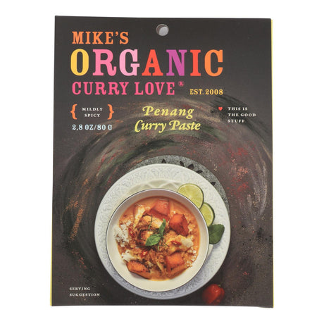 Mike's Organic Curry Delight: 2.8 Oz Curry Penang Paste (Pack of 6) - Cozy Farm 