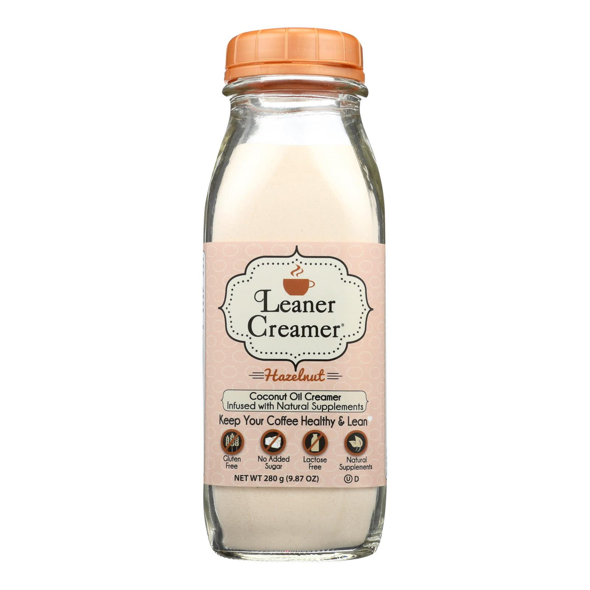 Leaner Creamer Hazelnut Crème - Pack of 6 - 9.87 Oz - Cozy Farm 