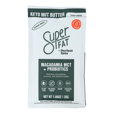 Superfat - Nut Butter Macadamct & Probiotics (Pack of 10) 1.06 Oz - Cozy Farm 