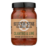 Silver Star Salsa Cilantro & Lime Medium, 16 Oz (Pack of 6) - Cozy Farm 