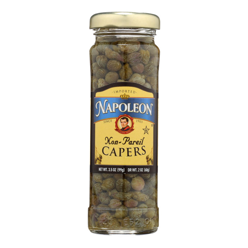 Napoleon Imported Non-parieles Capers (Pack of 12) - 3.5 Oz - Cozy Farm 