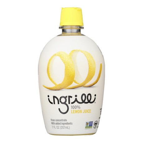Ingrilli 100% Squeezed Lemon Juice, 12 Pack of 7 Fl Oz Bottles, Pure and Fresh - Cozy Farm 