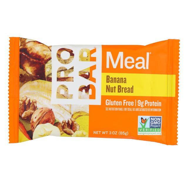 Pro Bar Banana Nut Bread Meal Bar - 3 Oz (Pack of 12) - Cozy Farm 