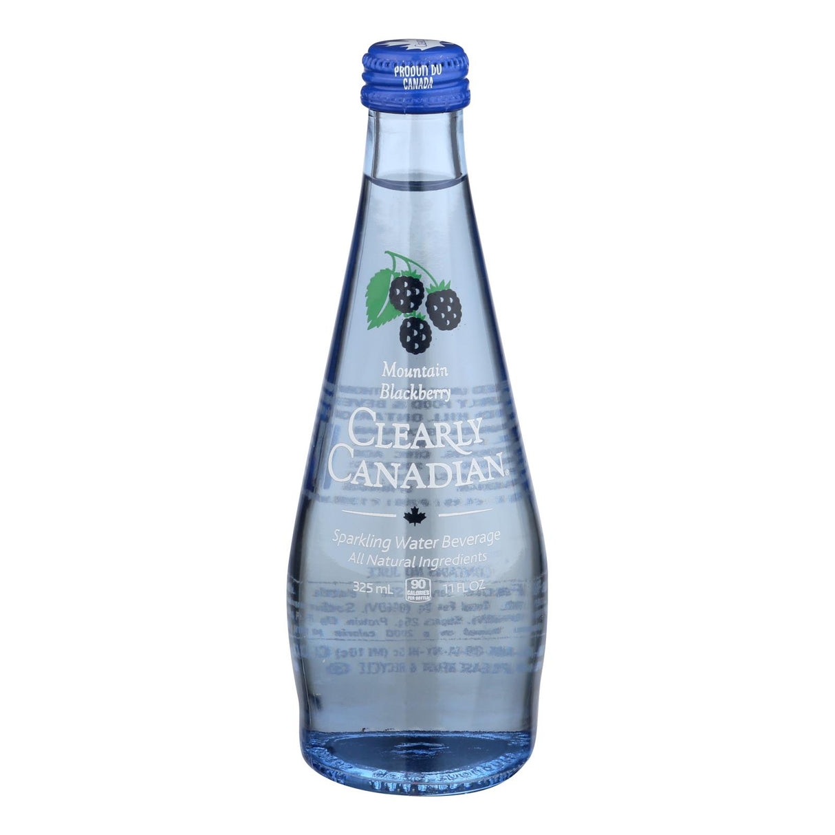 Clearly Canadian Sparkling Water Mountain Blackberry (Pack of 12 - 11 fl oz) - Cozy Farm 