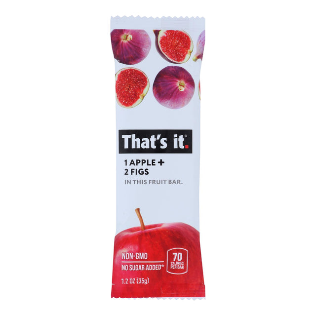 That's It Apple & Fig Fruit Bar - 1.2 Oz - Pack of 12 - Cozy Farm 