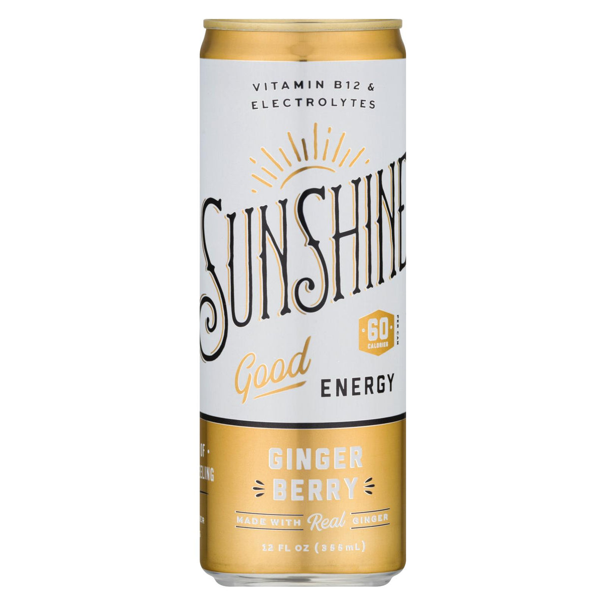 Sunshine Beverages Ginger Berry Soda (Pack of 12-12 Fl Oz) - Cozy Farm 
