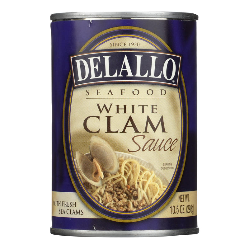 Delallo White Clam Sauce (Pack of 12) 10.5 Fl Oz - Cozy Farm 