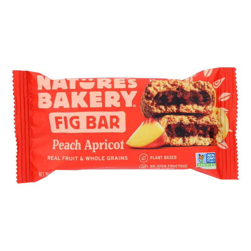 Nature's Bakery Stone-Ground Whole Wheat Fig Bar with Peach Apricot (Pack of 12, 2 Oz) - Cozy Farm 