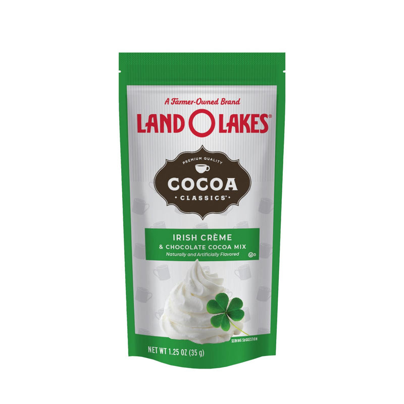 Land O Lakes Irish Crème and Chocolate Cocoa Classic Mix - 1.25 Oz - Pack of 12 - Cozy Farm 