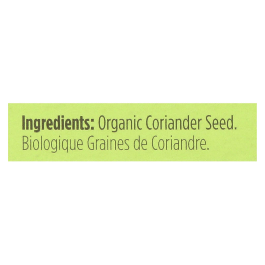 Spicely Organics Coriander Seeds, Organic, 6 x 0.3 Oz. Packs - Cozy Farm 