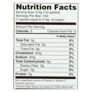 Sweet Leaf Organic Stevia Sweetener, 70 Pack - Cozy Farm 