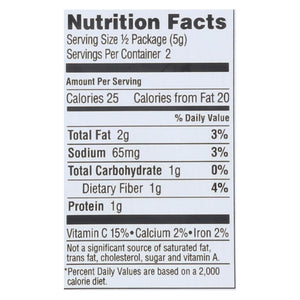 Gimme Organic Seaweed Chips: Sea Salt - Case of 12 - 0.35 Oz. Bags - Cozy Farm 