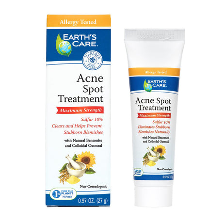 Earth's Care Acne Spot Treatment Solution (0.97 Oz.) - Cozy Farm 