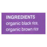 Lotus Foods Organic Forbidden Thai Jasmine Rice, Gluten-Free, Non-GMO, Kosher (Pack of 8 - 8 Oz.) - Cozy Farm 