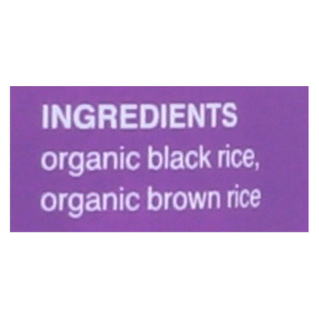 Lotus Foods Organic Forbidden Thai Jasmine Rice, Gluten-Free, Non-GMO, Kosher (Pack of 8 - 8 Oz.) - Cozy Farm 