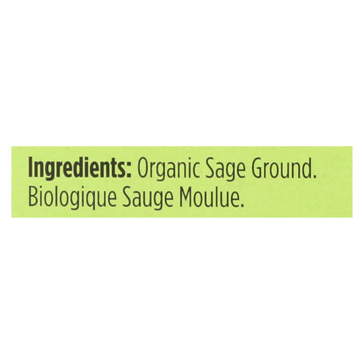 Spicely Organics Organic Ground Sage (6 x 0.3 Oz) - Cozy Farm 