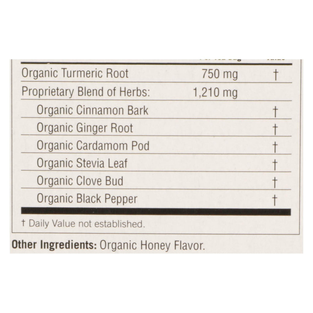 Yogi Tea Organic Honey Chai Turmeric (Pack of 6) 16 Bag - Cozy Farm 