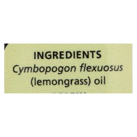 Aura Cacia Lemongrass Pure Essential Oil - 0.5 Fl Oz - Cozy Farm 