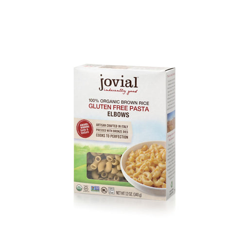 Jovial Gluten-Free Brown Rice Elbow Pasta, 12 oz (Pack of 12) - Cozy Farm 