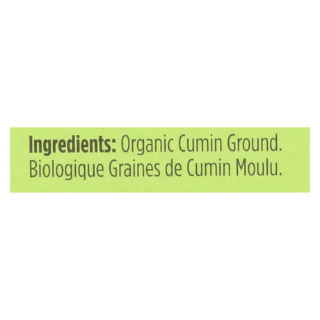 Spicely Organics Organic Cumin, Ground, Case of 6 - 0.45 Oz. Each - Cozy Farm 